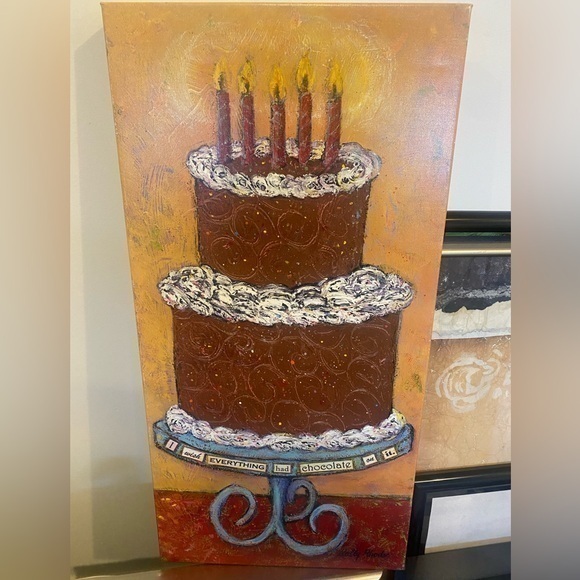 Chocolate Cake canvas - Picture 1 of 1